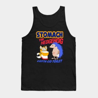 Stomach The Hedgehog Tank Top